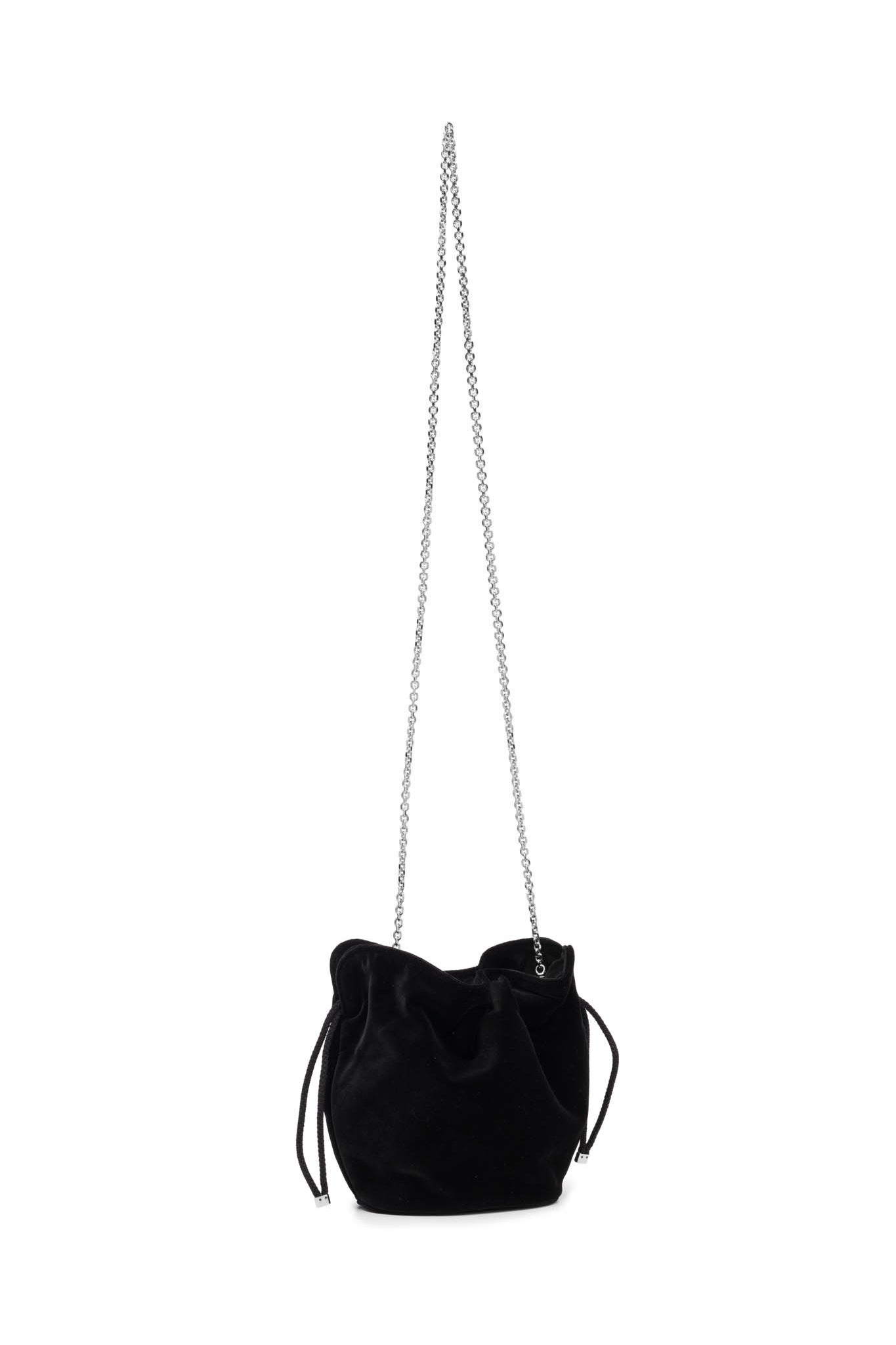Kit Bracelet Bag in Crystal Studded Black Suede – Bienen Davis