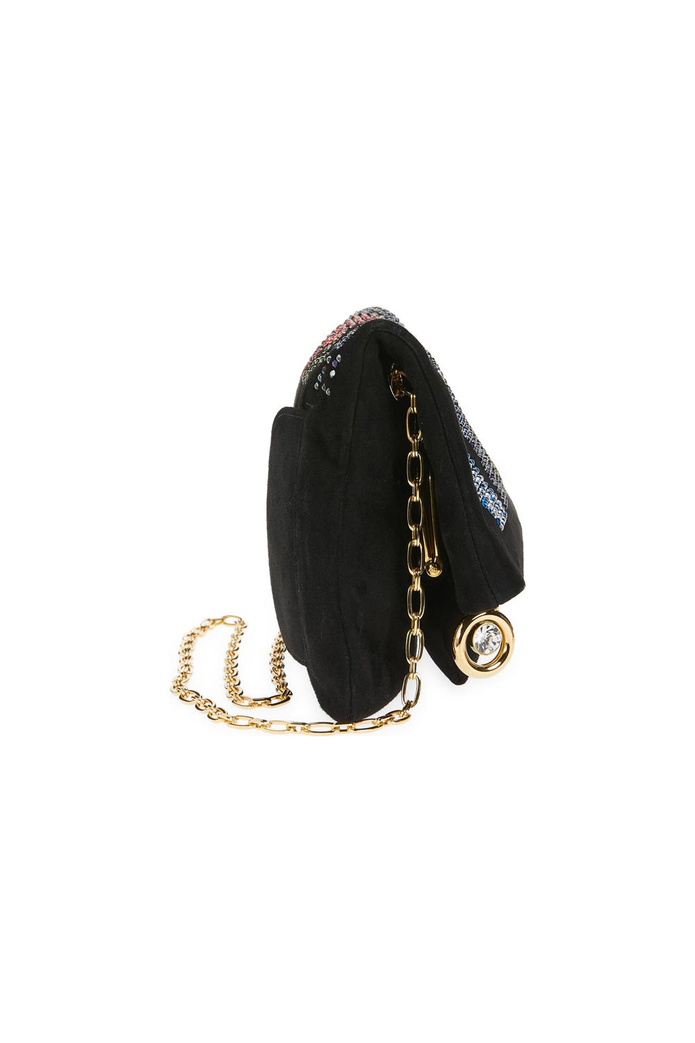 BIENEN DAVIS x AURETA Aperitivo Clutch in Black Suede with